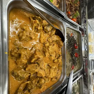 a variety of food items