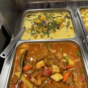 a variety of food items