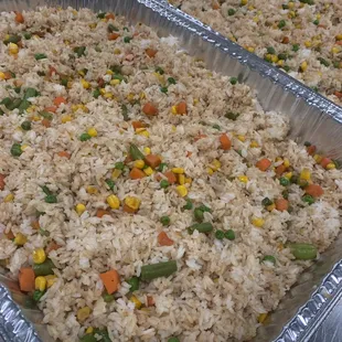 Pinoy Garlic Fried Rice w/ Veggies