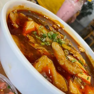 Fish Fillet Soup w/ Tofu &amp; Spicy Sauce