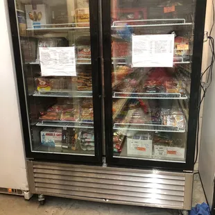 a refrigerated freezer