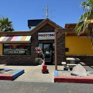 Outside Pinoy 1968 Buffet &amp; Restaurant.