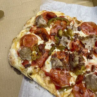 pizza, food
