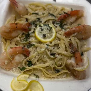 Shrimp Scampi al la Palermo