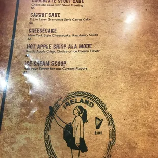 menu, pizza