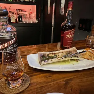 Bone marrow and bourbon pours
