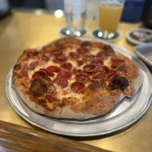pizza, food