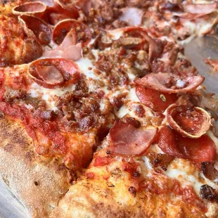 pizza, food