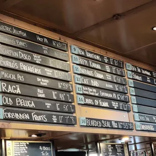 Beer Menu