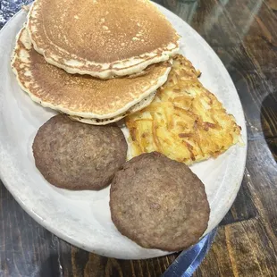 Sausage &amp; egg plate