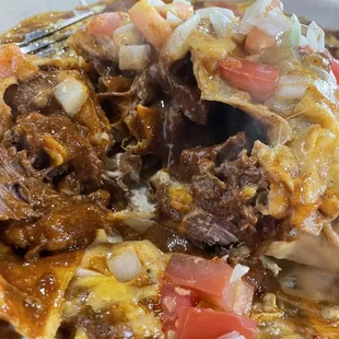 Carne guisada on the inside
