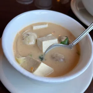 Tofu tom kha