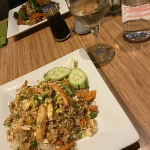 Crab Fried Rice (gf options), Pad See Eiw