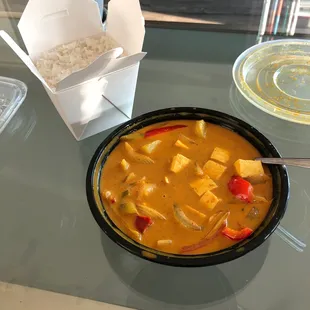 Yellow Curry with tofu