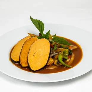 Vegan Salmon Basil