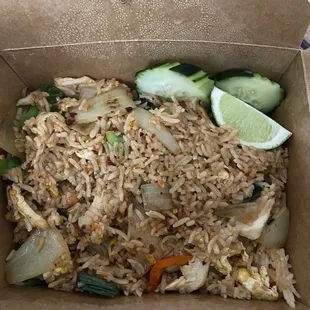 Fried rice with chicken