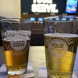 Self served beers