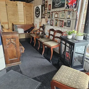 This lil nook by the door!