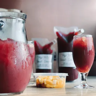 Homemade Red Sangria made with Garnacha Wine &amp; Fresh Fruits!