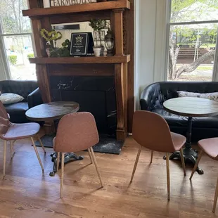 Indoor seating options