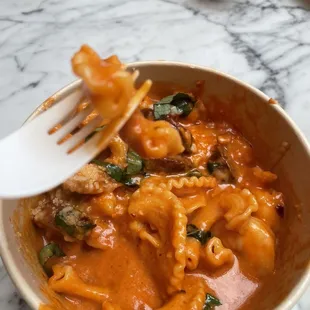 Shrimp and Chorizo Pasta