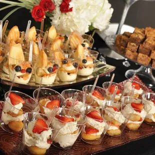 Dessert Bar for Groupon Holiday Party