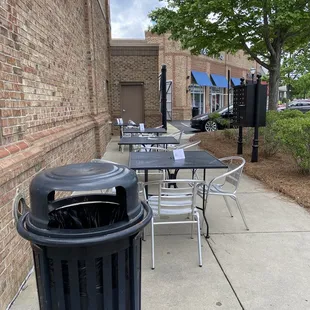 More place outside, round the corner