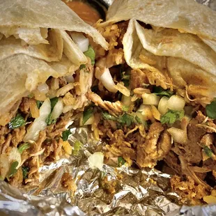 Carnitas burrito, very tasty.