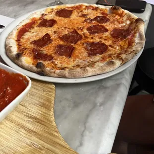 Spicy Salami Pizza