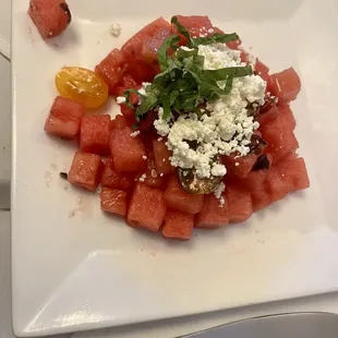 Watermelon salad was not what we expected. Thought there would be more greens, otherwise was disappointed.