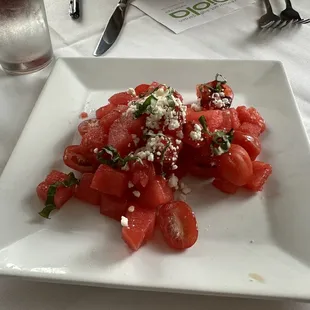 The best Watermelon Salad I've ever had