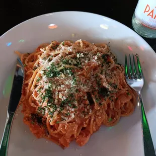 Spaghetti Rosate Smoked Salmon