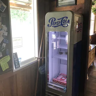 Antique Pepsi cooler