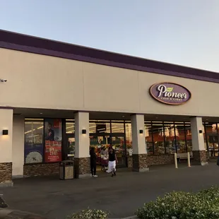 the front of the store