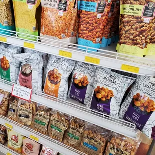 a variety of snacks
