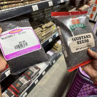 Variety of Mustard Seeds