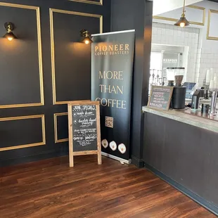 the coffee bar