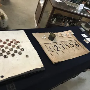 Interactive games that Civil War soldiers played.