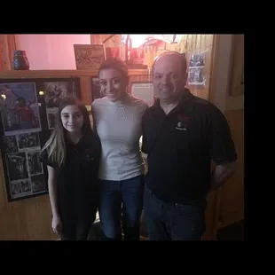 Meet the owner this is Jim and his daughter alexis