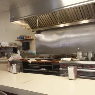 a kitchen with stainless steel appliances