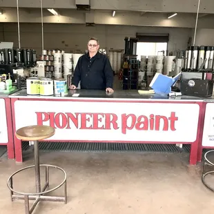 John at Pioneer Paint