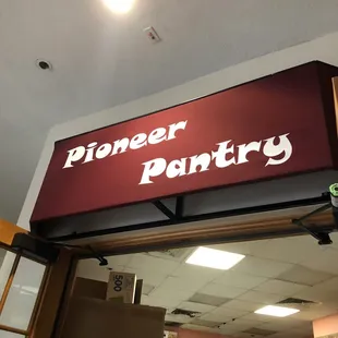 Entrance to shop
