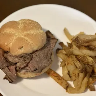 Regular Pit Beef and fries
