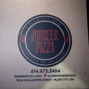 Pizza box