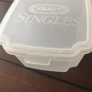 A sliced cheese keeper...did you have one growing up?