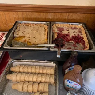 Cobblers and cones for the ice cream!
