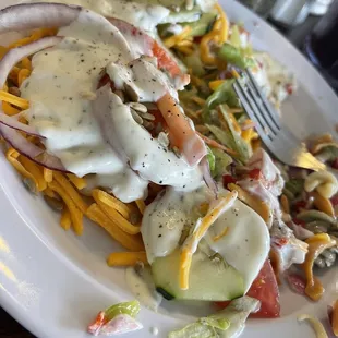 Salad from the buffet.