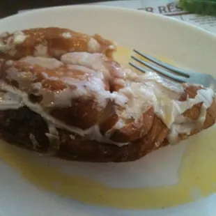 Cinnamon roll, warm and drenched in butter...Paula Deen, is that you?