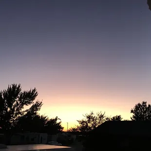 the setting of the sun
