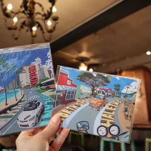 Local art and old Western decor